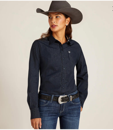 Ariat Kirby Long Sleeve Salute Silver