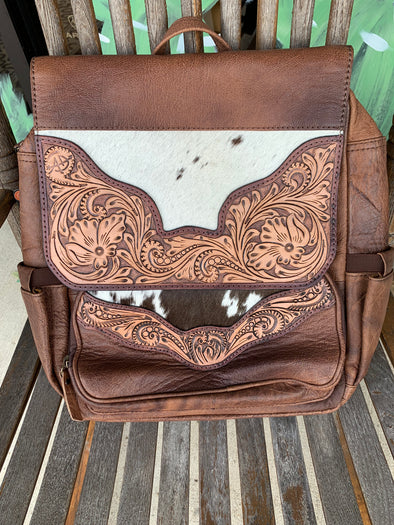 Venus cowhide Backpack