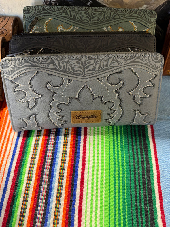 Woman’s Wrangler Boot stitched Wallet