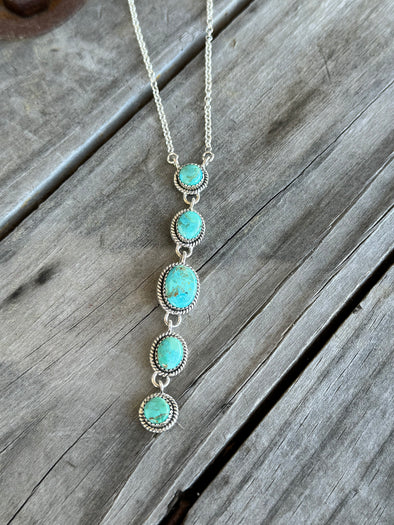 5 and Done Native Turquoise Necklace