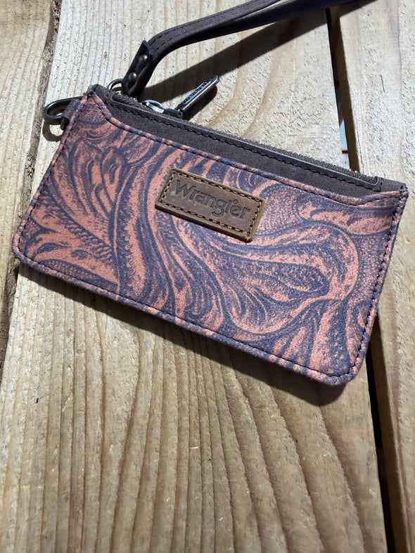 Wrangler Suede Cardholder Wallet