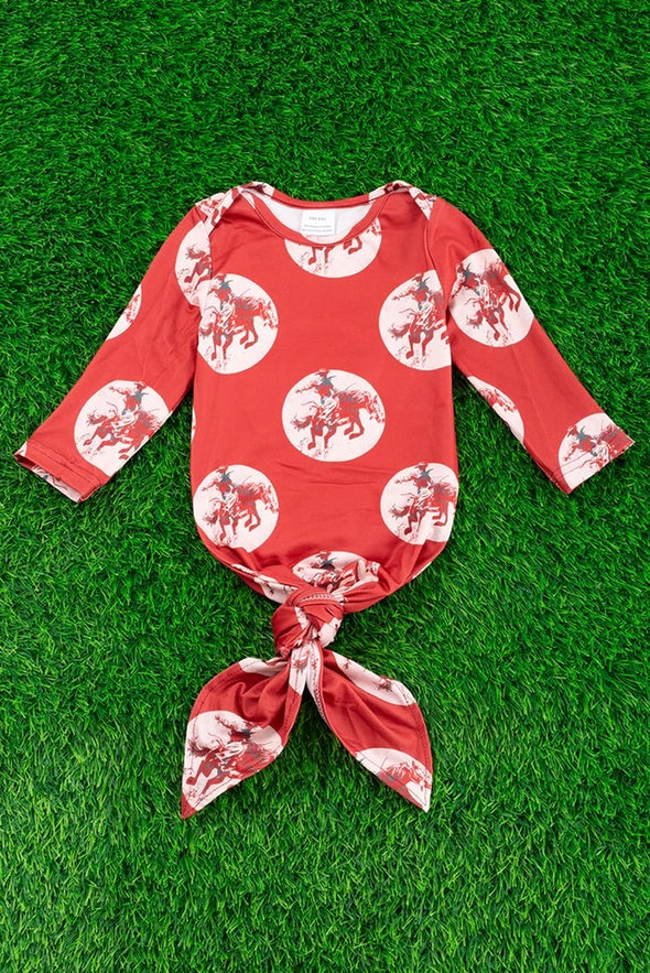 Red Rider Baby Gown