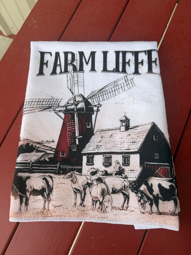 Farm Life Cup Towel