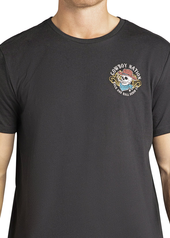 Rock N Roll Men's Graphic Tee Cowboy Nation