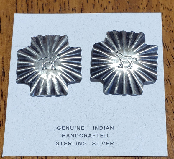 Concho Sterling Earrings