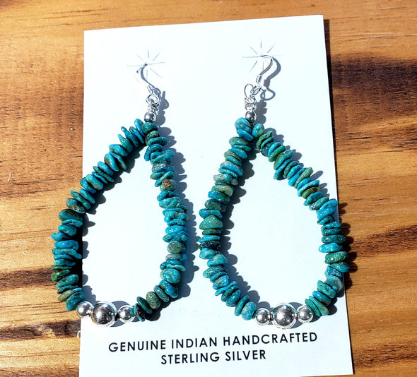 Natural turquoise Loops