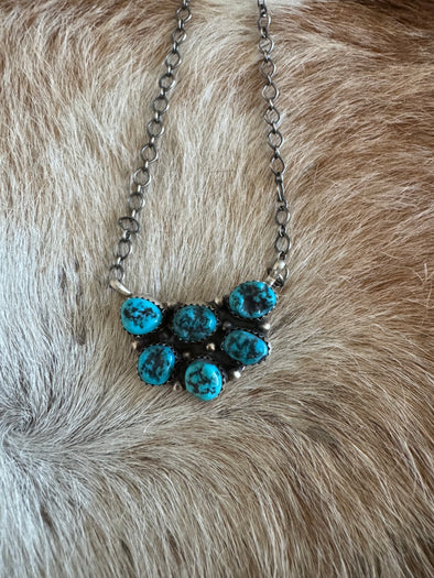 Donovan Nez Kingman Turquoise Necklace