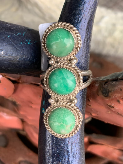 Gayla, Green Turquoise Ring