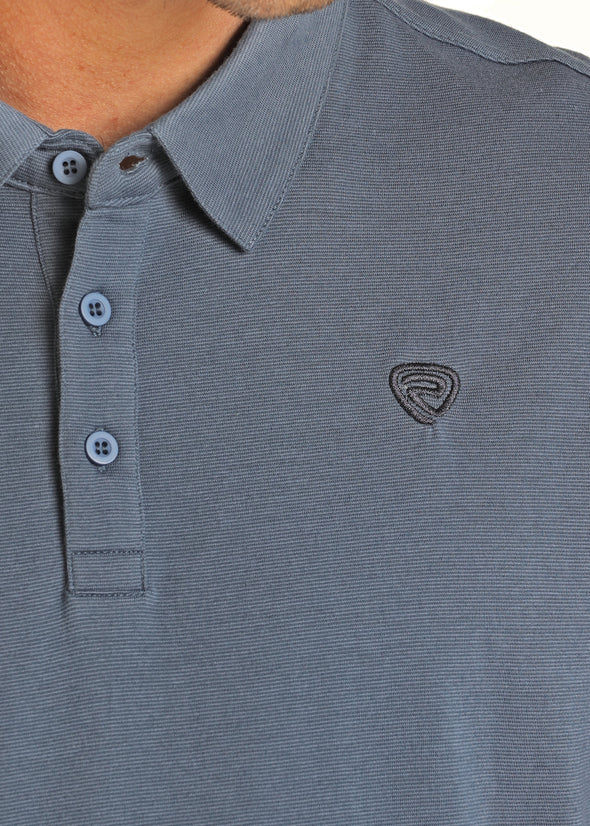 Rock N Roll Micro Blue Polo