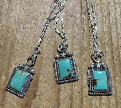 Royston Turquoise Pendant necklace