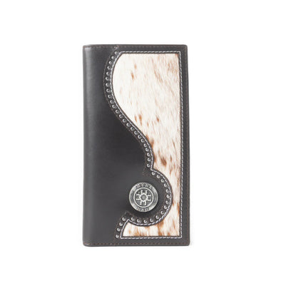 Myra Lonehorn Hair on Leather Wallet
