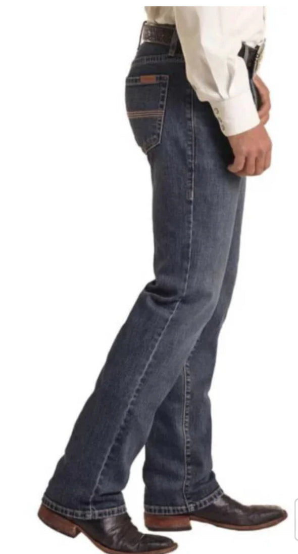 Rock N Roll Denim Revolver Straight Bootcut Jeans