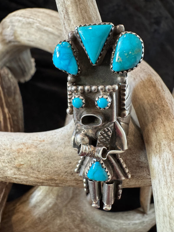 Small Canyon Vintage Kachina Ring Size 8