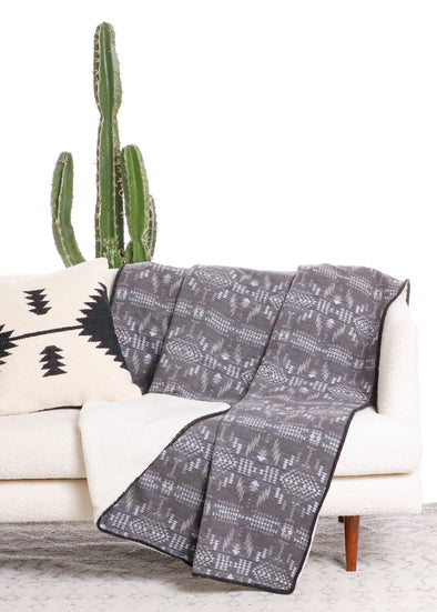 Rock N Roll Jacquard Berber Blanket