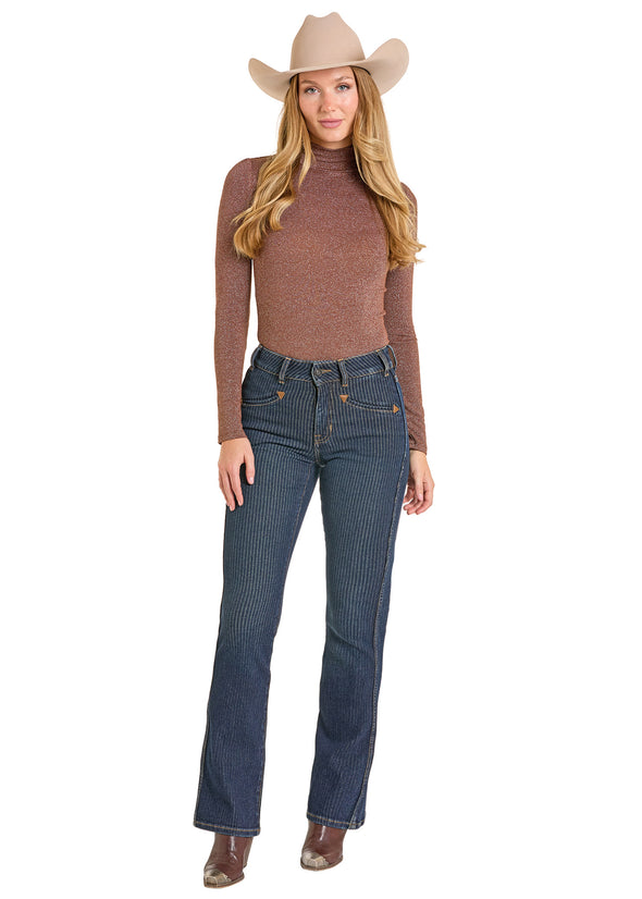 Rock N Roll West Desperado Jacquard Striped Jeans