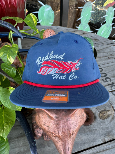 Red Bud Feather Hat