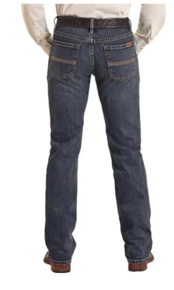Rock N Roll Denim Revolver Straight Bootcut Jeans
