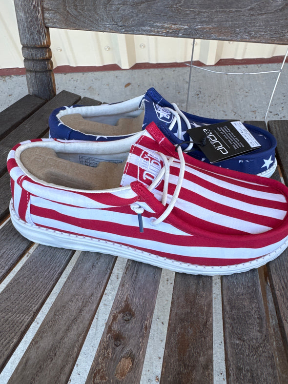 Hey Dude Wally American Flag