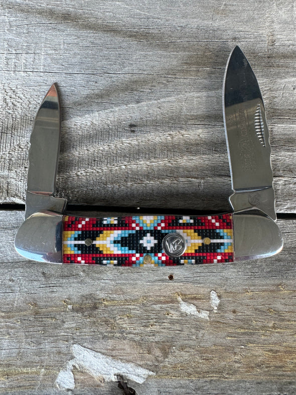 WB Desert Bead Canoe Filework