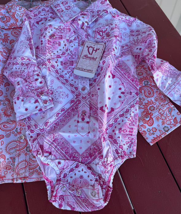 INF Classic Bandana LS Romper