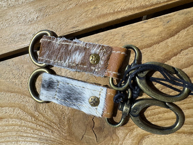 Myra Cowhide Small Keychain