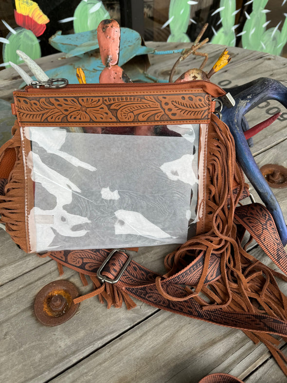 Clear Western Crossbody