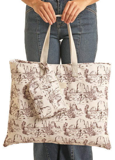 Rock N Roll Conversational Tote Bag