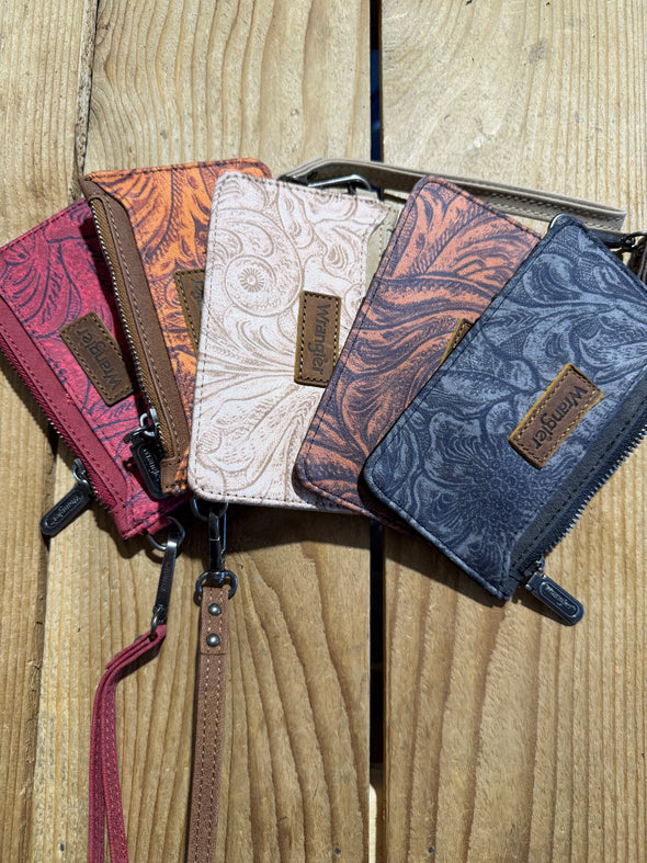 Wrangler Suede Cardholder Wallet