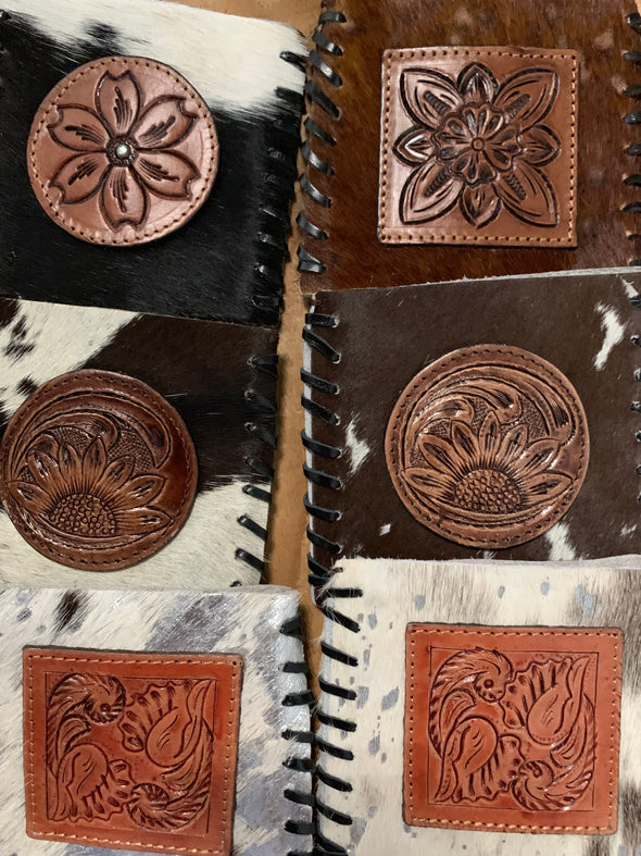 Standard Tooled Cowhide Koozie