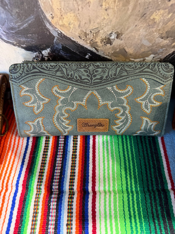 Woman’s Wrangler Boot stitched Wallet