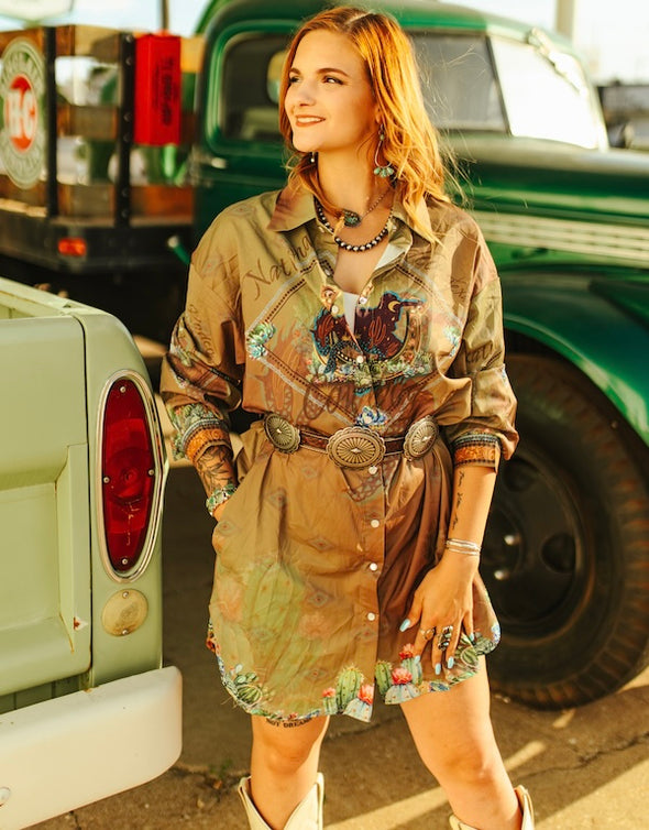 National Rodeo Vintage Dress