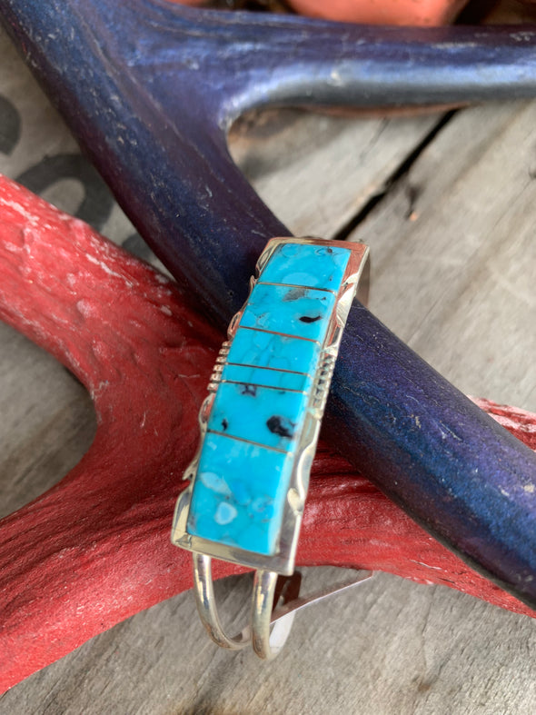 Becky, Turquoise Bar Cuff