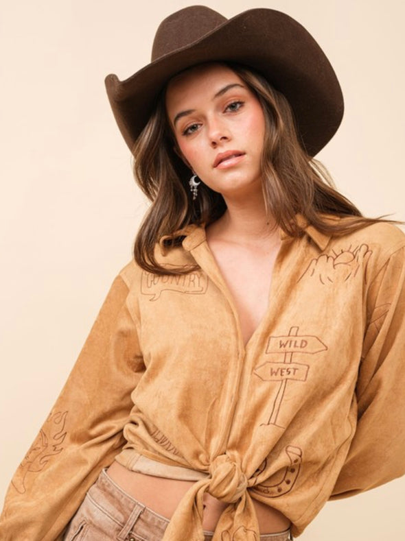Wild West Button Down