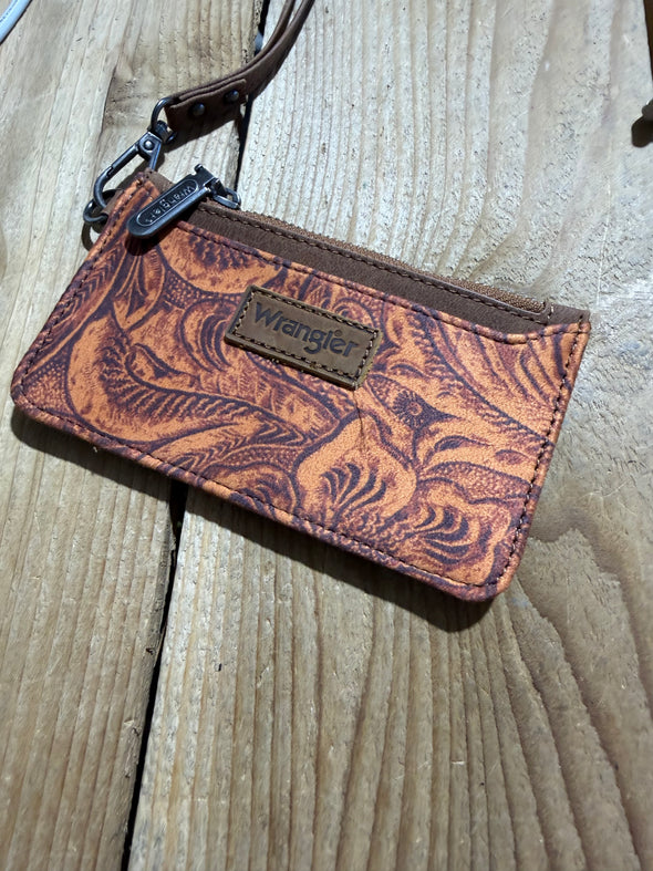 Wrangler Suede Cardholder Wallet