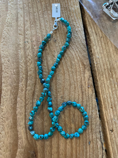 Just the Rocks turquoise necklace