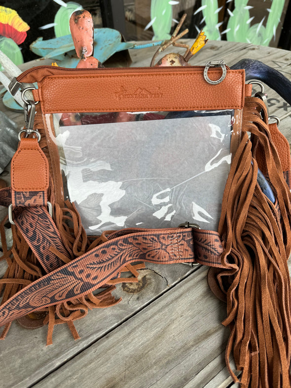 Clear Western Crossbody