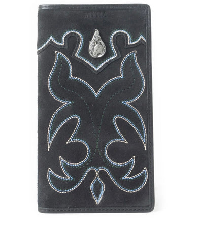 Myra Ravenhide Embroidered Leather Wallet