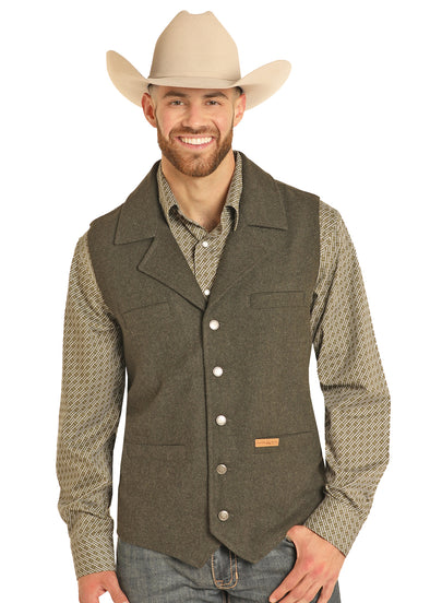 Rock N Roll Powder River Wool Vest