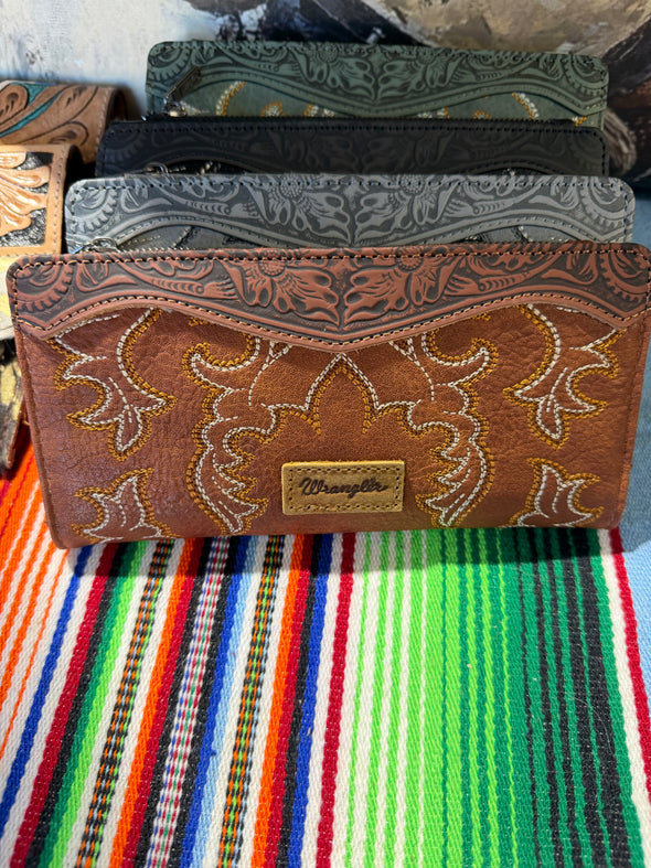 Woman’s Wrangler Boot stitched Wallet