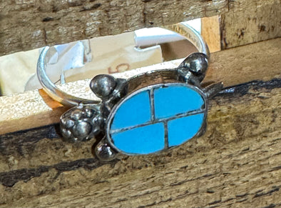Swain Charlie Zuni Turtle Ring Size 6.5