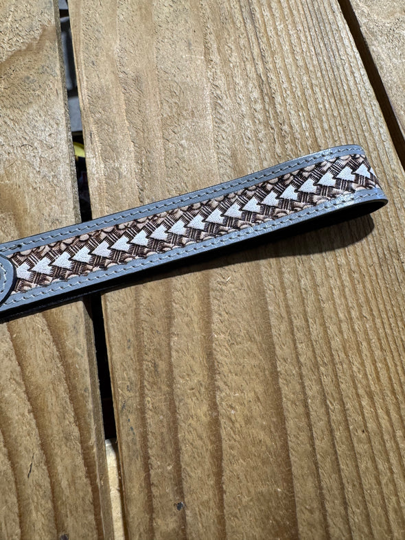 Myra Leather Wristlet Key Chain