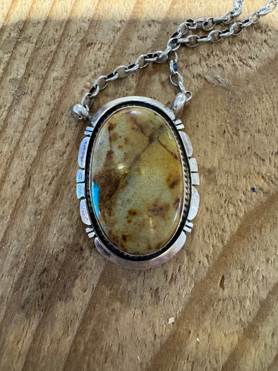 Alfred Martinez Boulder Turquoise Necklace