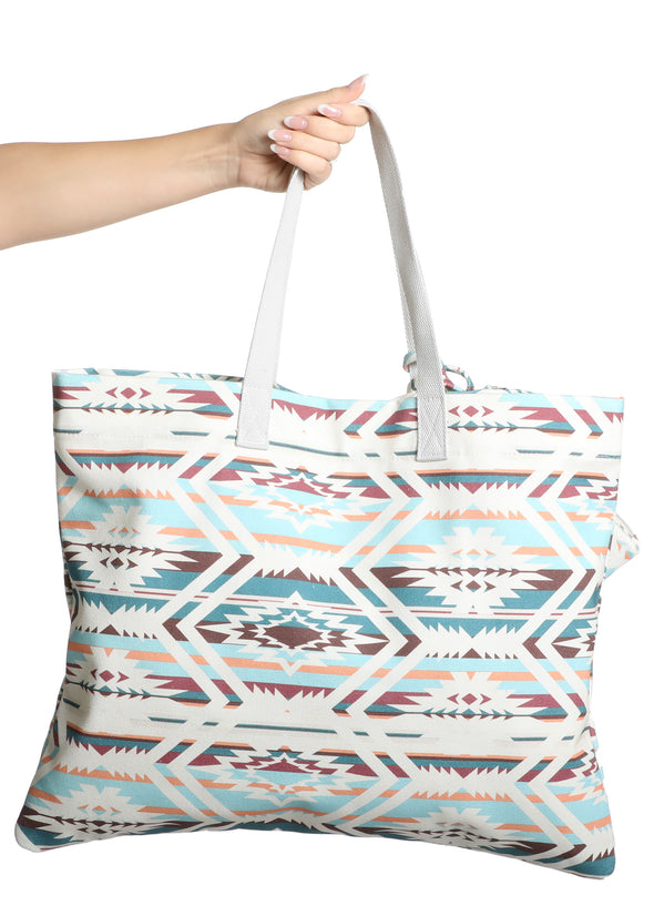 Rock N Roll Aztec Tote Bags