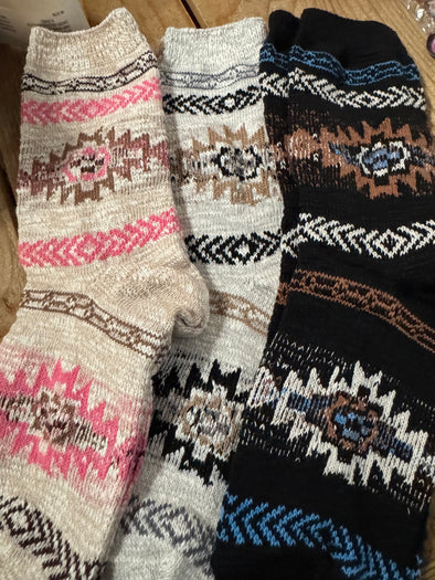 Movint  Aztec Pattern Socks