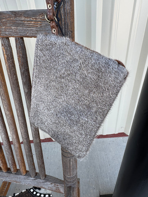 Myra Cowhide Wristlet Bag