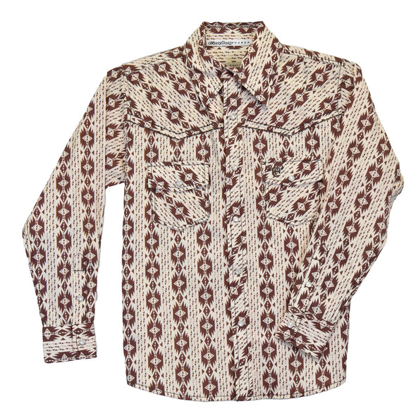Cowboy Hardware Youth Tonal Aztec L/S   Shirt