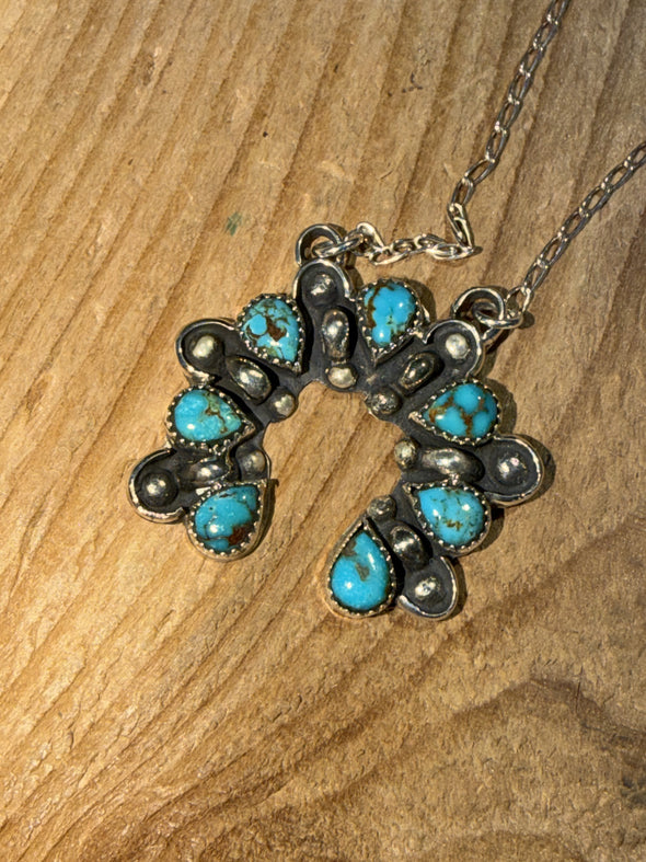 Christina Yazzie Oxbow Turquoise Necklace