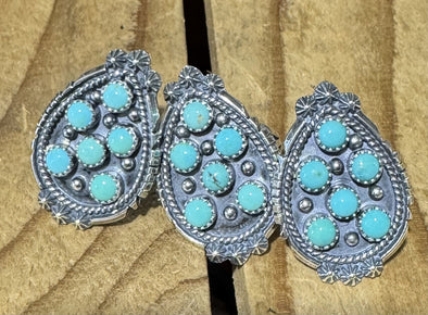 Kingman Turquoise Multi Stone Ring
