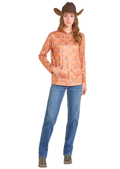 Panhandle Slim Desert Print Performance Hoodie