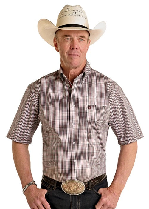 Rough Stock SS Tech Button Up Shirt